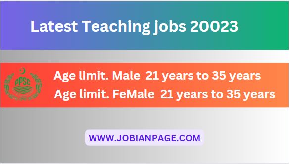 Teaching Jobs in Pakistan