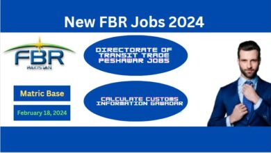 New FBR Jobs 2024